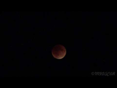 2015 Supermoon Lunar Eclipse Time Lapse
