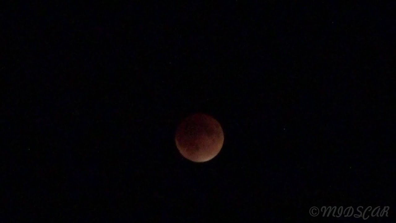 2015 Supermoon Lunar Eclipse Time Lapse - YouTube