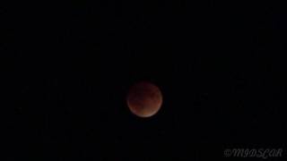 2015 Supermoon Lunar Eclipse Time Lapse