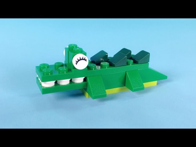 Lego Crocodile Building Instructions - Lego Classic 10696 