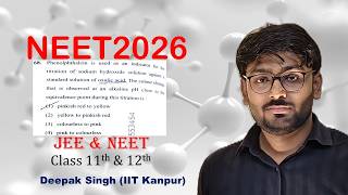 NEET 2026 (68) Experimental/Practical Chemistry or Quantitative analysis