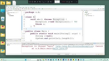 산대특 - java프로그래밍마스터 - 1교시 - Exception