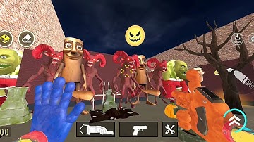 Nextbots In Playground Mod New Update 4.0.9:New 99 Nights Hellowen,Shrek Monster,Italian Brainroot