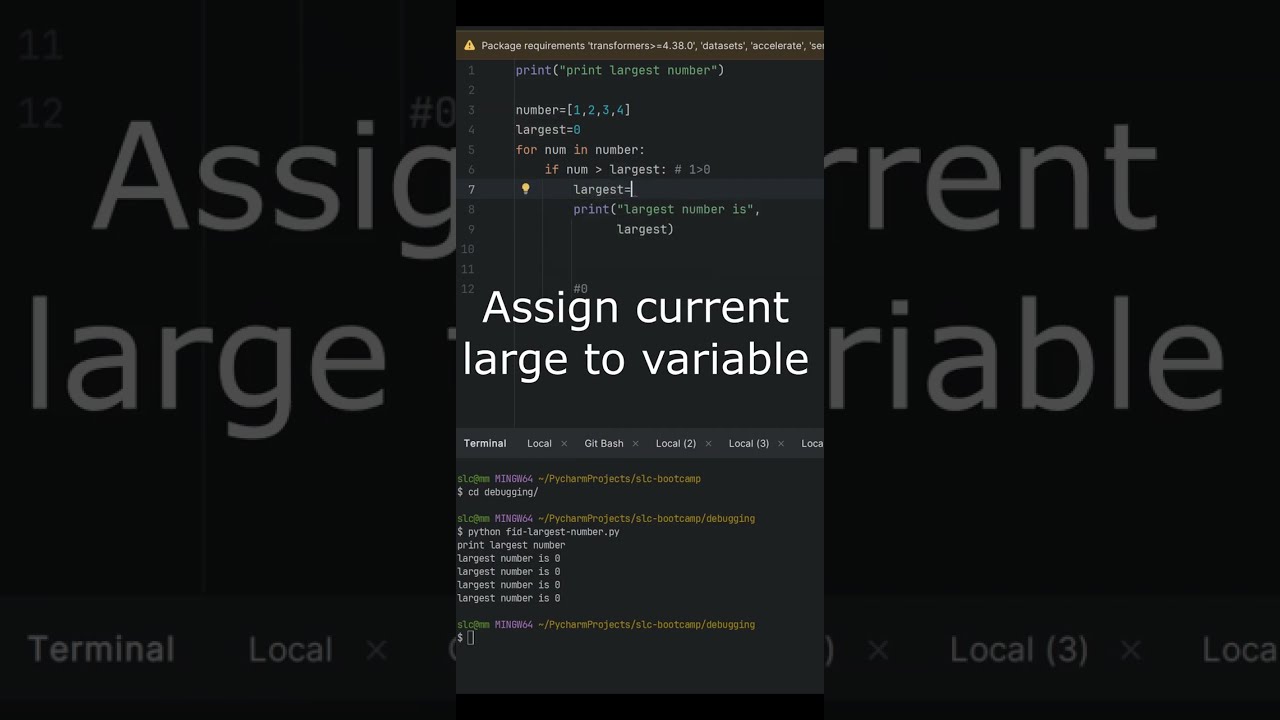 How To Debug Finding The Largest Number In A List Step By Guide