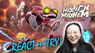 Trying New Game Hextech Mayhem A League Of Legends Story React, First Gameplay