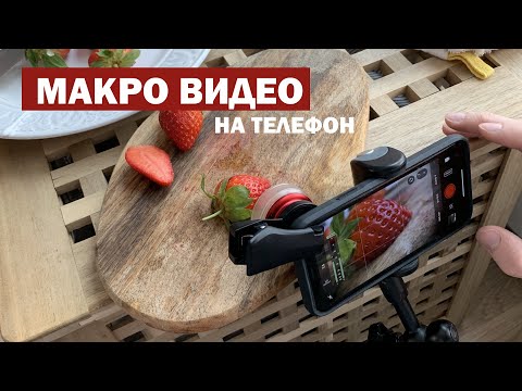 Макро видеосъемка на мобильный телефон | Как снять?