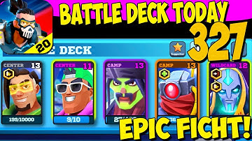 FRAG Pro Shooter - Walkthrough Gameplay part 327 - Battle Deck Today Epic Fight(iOS, Android)