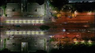 FREE FOOTAGE 4K Jakarta Street Drone View | Mentahan Video Jalan Kemayoran | No Copyright - CRV3