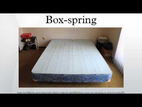 different types of box springs