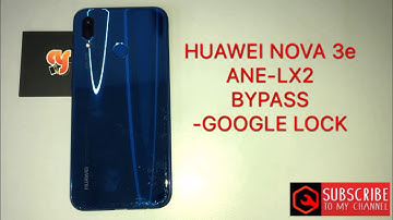 HUAWEI NOVA 3e/ANE-LX2 frp bypass v8.0.0 google account NEW SOLUTIONS
