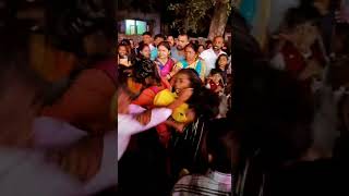 Maar Ho Gaya Durga Puja Mai Giddi A Location Viral Fighting Video Of Durga Pooja Navratri