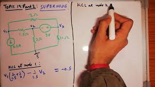 Topic 14- Part 2: Supernode analysis using short trick