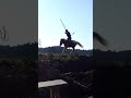 鎌倉武士の半分以下くらいの弓でフライパン射抜いてみた。