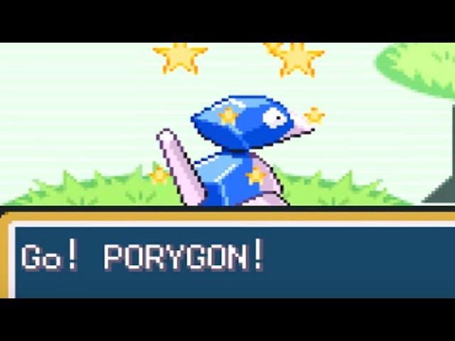 Shiny Porygon after 2,574 soft resets on FireRed #1!