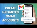 How to create unlimited gmail accounts without phone number 2023