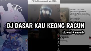 Dj Dasar Kau Keong Racun Baru Kenal Sudah Ngajak Tidur Dj Keong Racun 2026 slowedreverb
