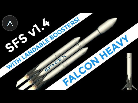 falcon heavy spacex rocket design on spaceflight simulator all free download
