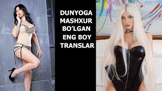 DUNYOGA MASHXUR BO'LGAN ENG BOY TRANSLAR.