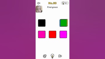 Brain Out Level 60 Walkthrough Answer Find Green