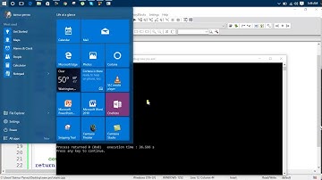C++ Example 18 - Menu using Functions lesson 52