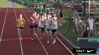 Boys 2 Mile Championship Section 3 - Nike Outdoor Nationals 2026 [Full Race Replay]
