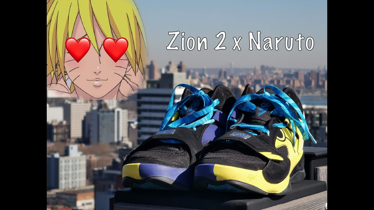 MOST UNDERRATED NINJA SHOE OF ALL TIME??!!! Jordan Zion 2 x Naruto