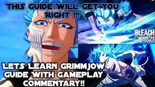 Bleach Rebirth Of Souls Grimmjow Character Guide And Gameplay Commentary