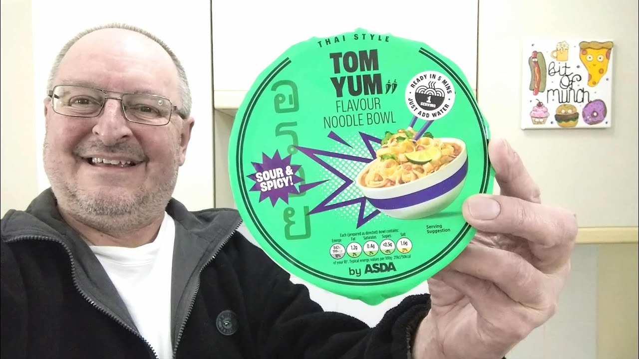 Asda Thai Style Tom Yum Flavour Noodle Bowl ~ Noodle Tuesday ~ Food Review 