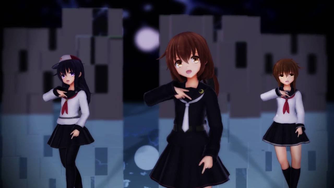 【MMD艦これ】WAVE（暁、電ちゃん、文月）1080P/60FPS