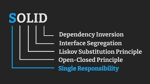 S2E01 - SOLID elvek III. - Single Responsibility Principle