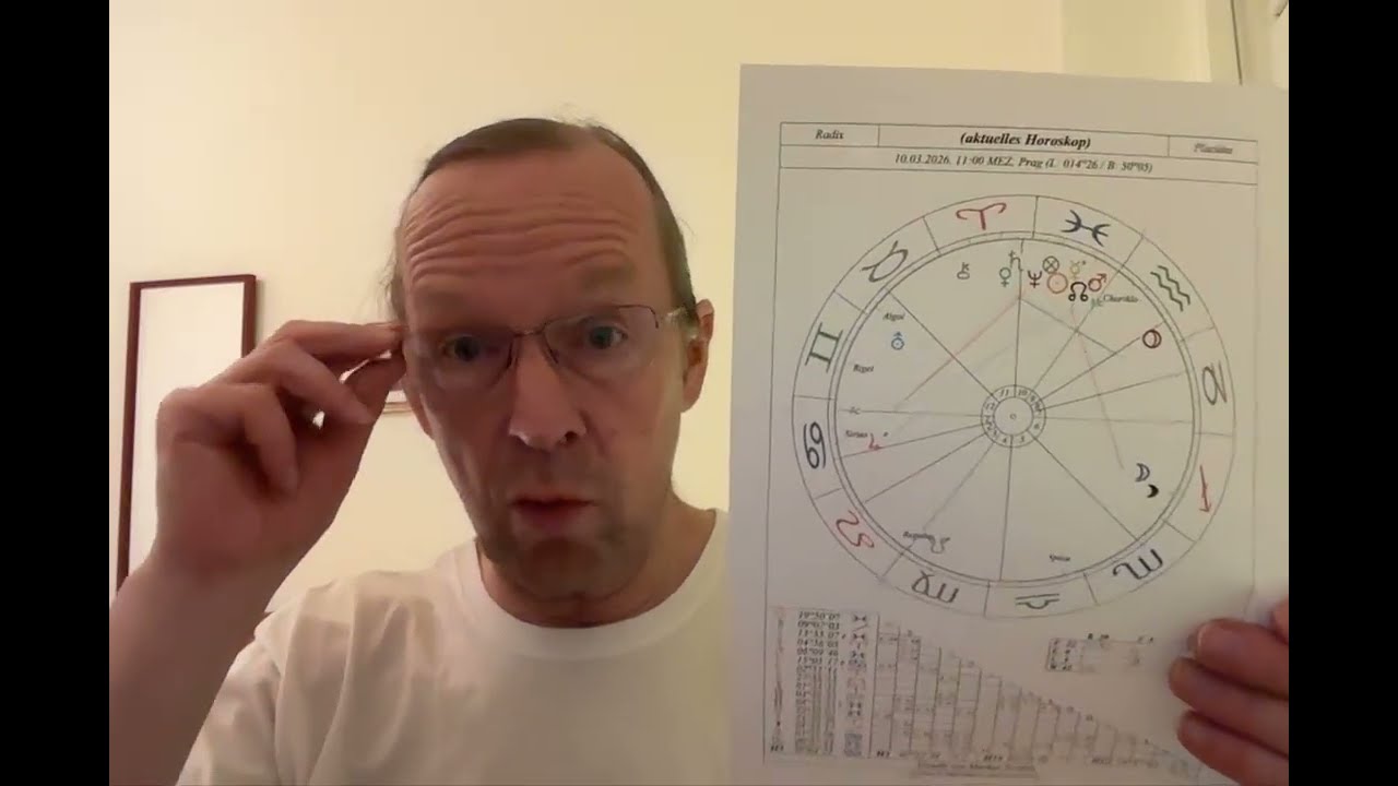 Wochenausblick: Mond und Jupiter in Rezeption. 09.03.2026