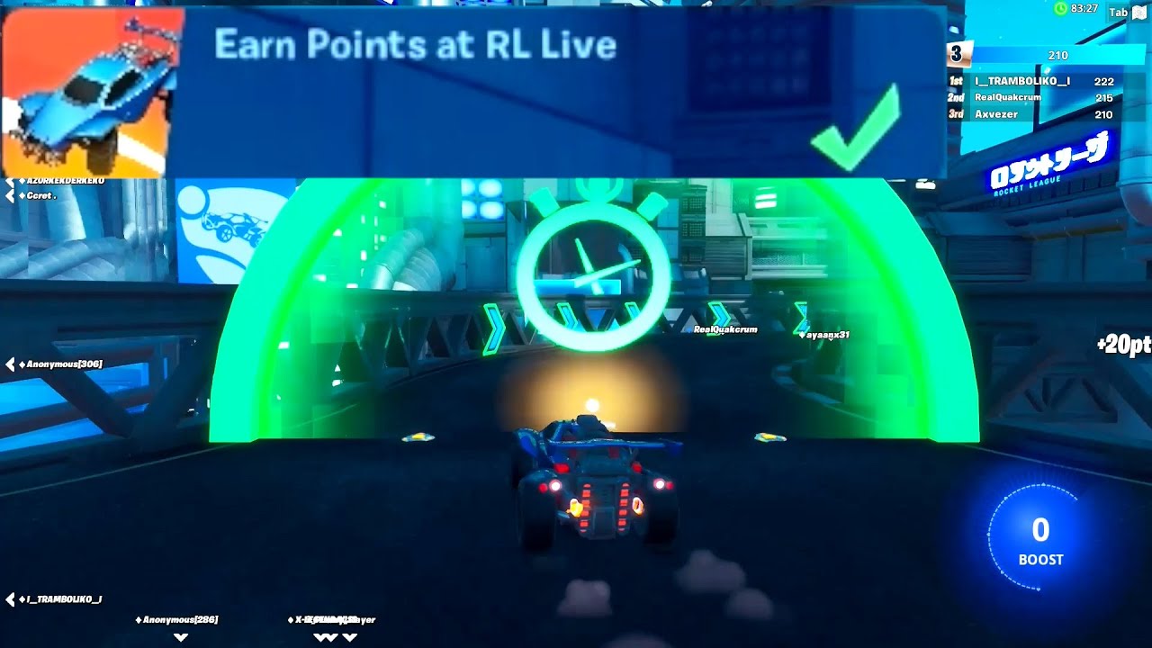 Earn Points at RL Live 250 (977501658588) Fortnite YouTube