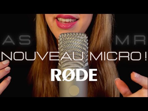 [ASMR français] On teste ensemble mon nouveau micro Rode ! 😍