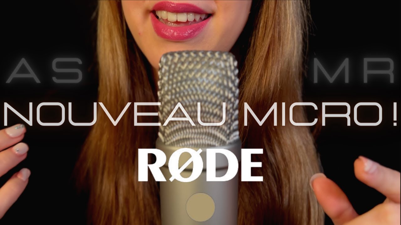 [ASMR français] On teste ensemble mon nouveau micro Rode ! 😍 - YouTube