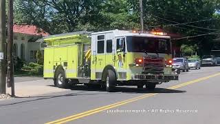 Tunxis Hose Company 1 Engine 2 Responding BEAST MODE With MAJOR Q2B & AIR HORNS!!!!!