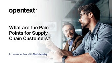 What are the Pain Points for Supply Chain Customers?