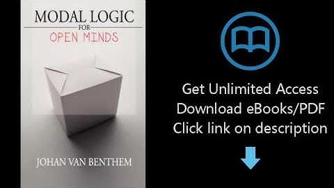 Modal Logic for Open Minds (Lecture Notes)