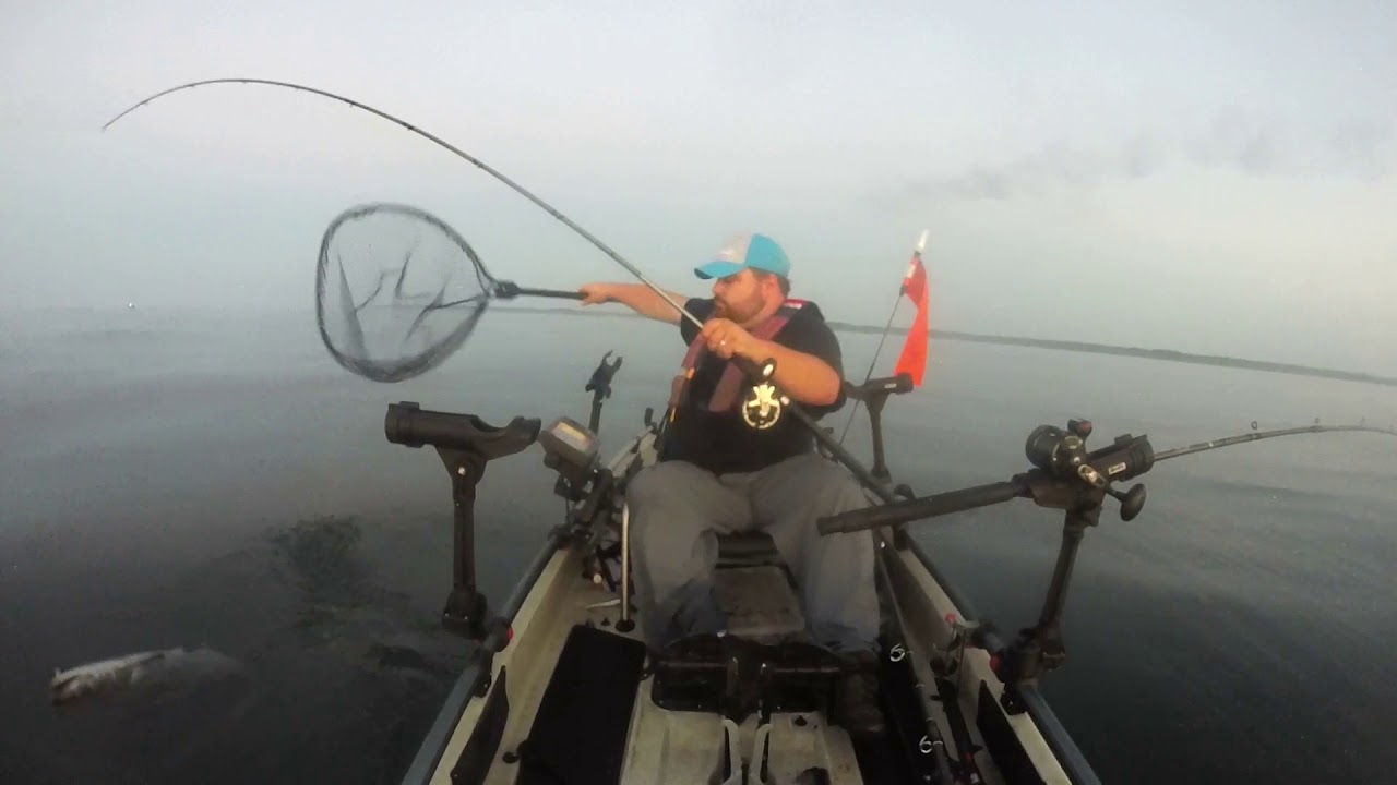 Lake Michigan Kayak Fishing Salmon Double! YouTube