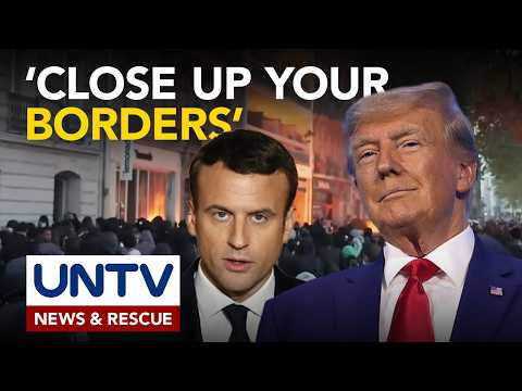 Pagsasara ng border ng France, nakikitang paraan ni Trump para matigil ang kaguluhan