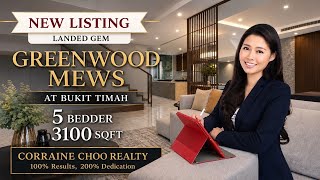  5-Bedroom Luxurious Strata Landed in Bukit Timah | Greenwood Mews!