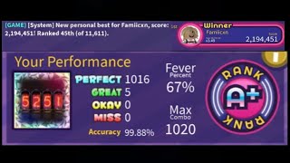 [Robeats iPhone] Pretender (Raon Lee Cover) {16} 99.88 FC