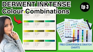 Green Inktense Colour Combos for Perfect Gradients & Helpful Tips