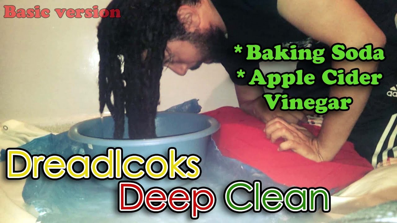 How to Deep Clean Dreadlocks - Baking Soda ACV Soak - YouTube