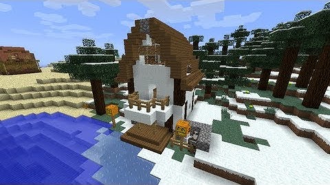 Minecraft Builds - Small Rustic House Tutorial - Part 1