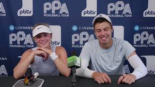 Anna Leigh Waters & Ben Johns Press Conference - Semifinals - Atlanta Slam