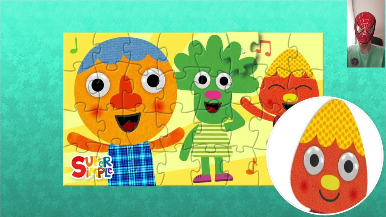This Is A Happy Face Noodle & Pals Super Simple Songs Puzzlioff - YouTube
