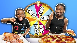 SPIN THE MYSTERY WHEEL OF PIZZA CHALLENGE