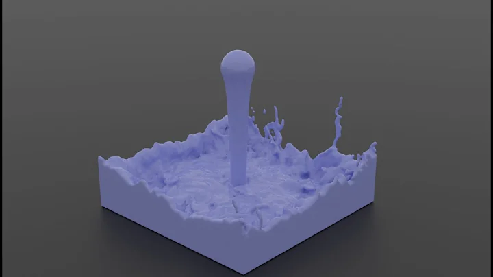 How to make a Fluid simulation in Blender in 2 MINUTES (Blender 2.93)