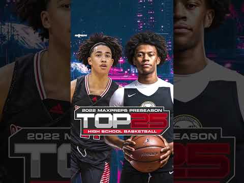 WATCH: There's a NEW #1 Team 👀 MaxPreps Top 25 Preseason Basketball Rankings 🏀 #shorts