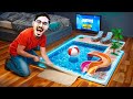 We Made a Secret Swimming Pool Underground😳   100% Real